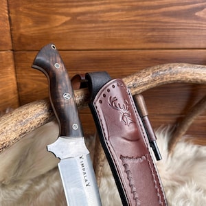 Black Walnut Wood Handle Machete Knife