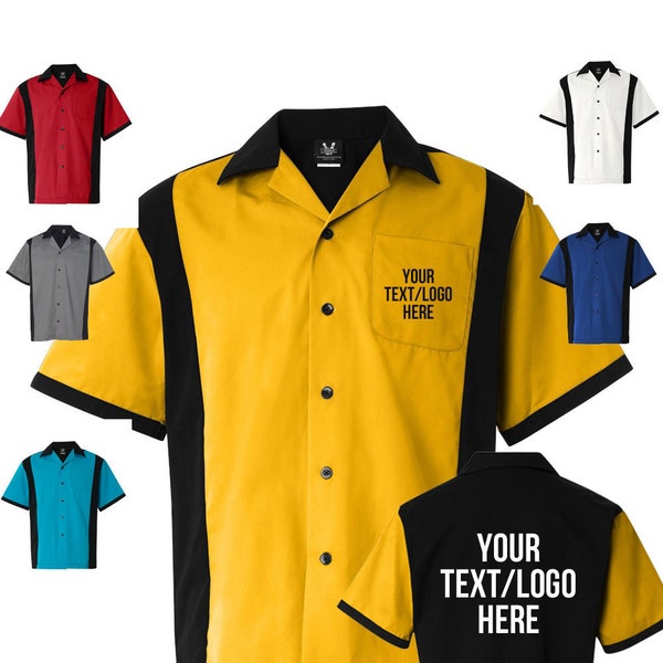 Custom Made Hilton HP2243 Cruiser Bowling Shirt All Colors and Sizes- X-Small through 3XL - Bowling Collection