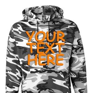 Custom Urban Camouflage Hoodie by Code V Pullover Hooded Sweatshirt Customized Hoodie