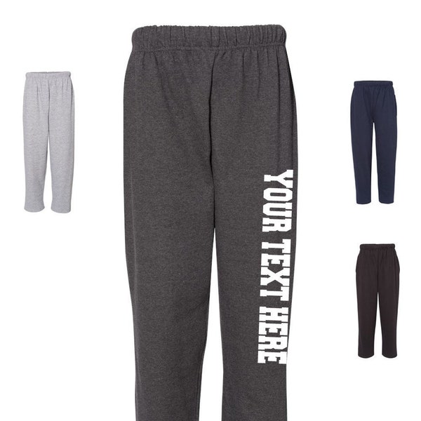 Custom Logo Sweatpants - Etsy