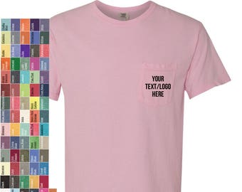 Comfort Colors Vneck Etsy
