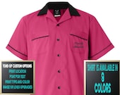 Custom Made Hilton HP2244 Pink & Black Retro Style Bowling