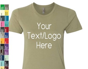 Custom Ladies' Boyfriend Tee Next Level 3900 Womens TShirt