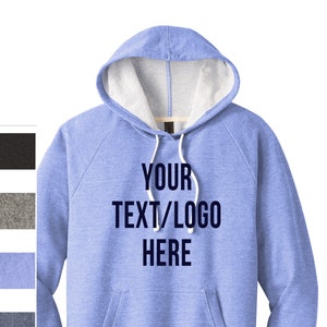 Custom District ® Perfect Tri ® French Terry Hoodie DT355 Available All colors & Sizes