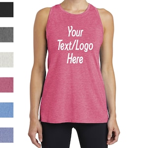 Custom Sport-Tek® Ladies PosiCharge® Tri-Blend Wicking Tank LST402 Available All colors & Sizes