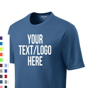 Custom Made  Sport-Tek® PosiCharge® RacerMesh™ Tee Adult and Youth ST340 YST340 Vinyl or Glitter Print Customized Performance Tshirt