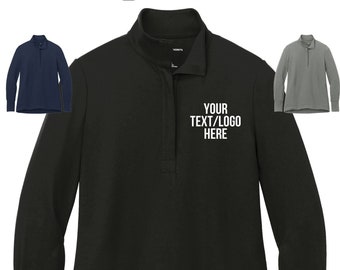 Custom Port Authority Ladies 1/4-Zip Pullover LK829