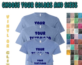 Bella Canvas Unisex Triblend T-Shirt Sets: Family Matching Shirts 3413