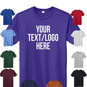 Custom Made ST760 Sport-Tek® Echo Tee Vinyl or Glitter Print Customized All Colors