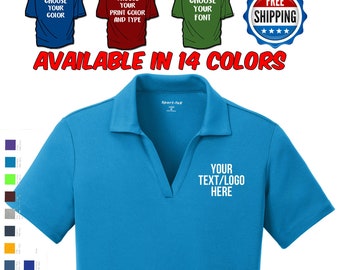 Custom Sport-Tek® Ladies PosiCharge® RacerMesh® Polo LST640 Available All colors & Sizes Ladies Sport Shirt