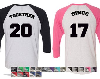 custom couples baseball jerseys