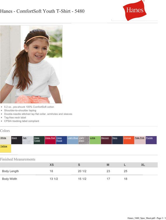 Custom Hanes ComfortSoft Color T-Shirt