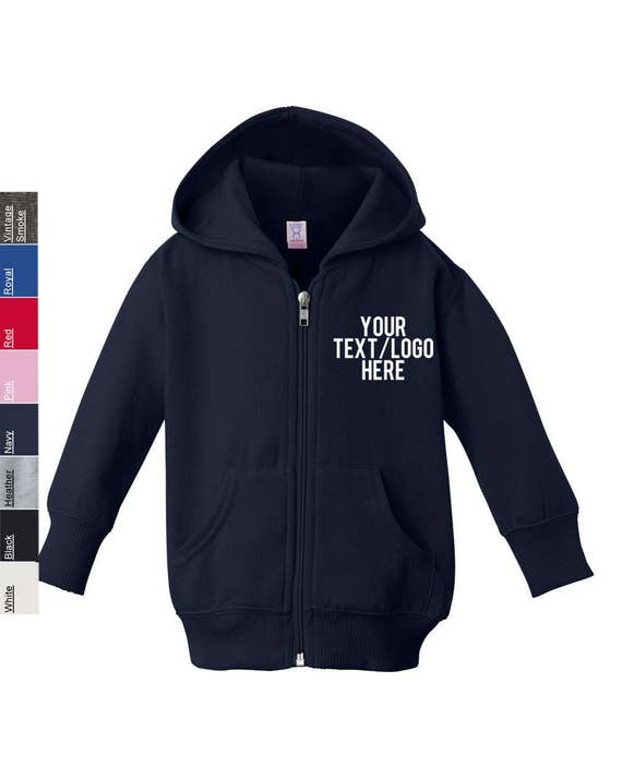 Infant black 2025 zip up hoodie