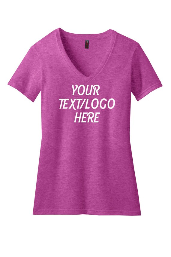 DM1190L District Made Perfect Blend V-Neck Tee DM1190L District Made Perfect Blend V-Neck Tee