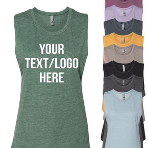 Next Level Women’s Festival Muscle Tank -5013 Custom Next Level Tanktop Custom Tank Top