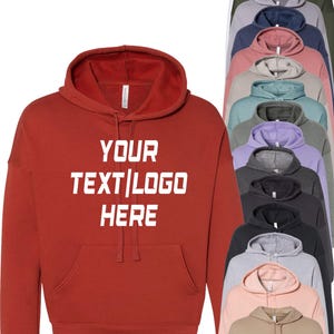Customized Bella + Canvas Unisex Sponge Fleece Pullover Sweatshirt 3729 image 1