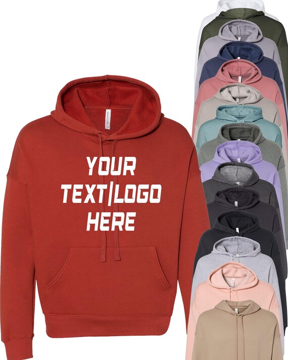 Customized Bella + Canvas Unisex Sponge Fleece Pullover Sweatshirt 3729