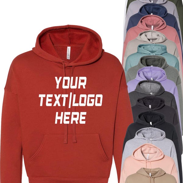 Customized Bella + Canvas Unisex Sponge Fleece Pullover Sweatshirt 3729