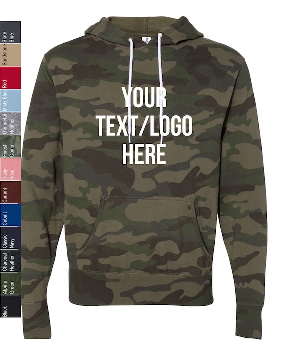 Independent trading sales company camo hoodie