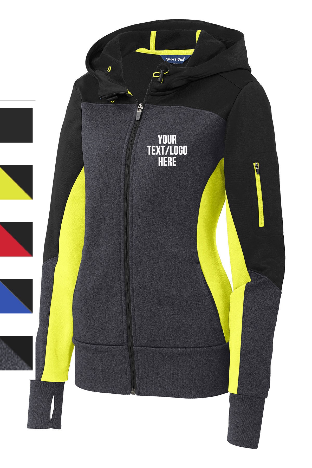 Custom Sport-Tek Full Zip Hooded Jacket - Design Windbreakers