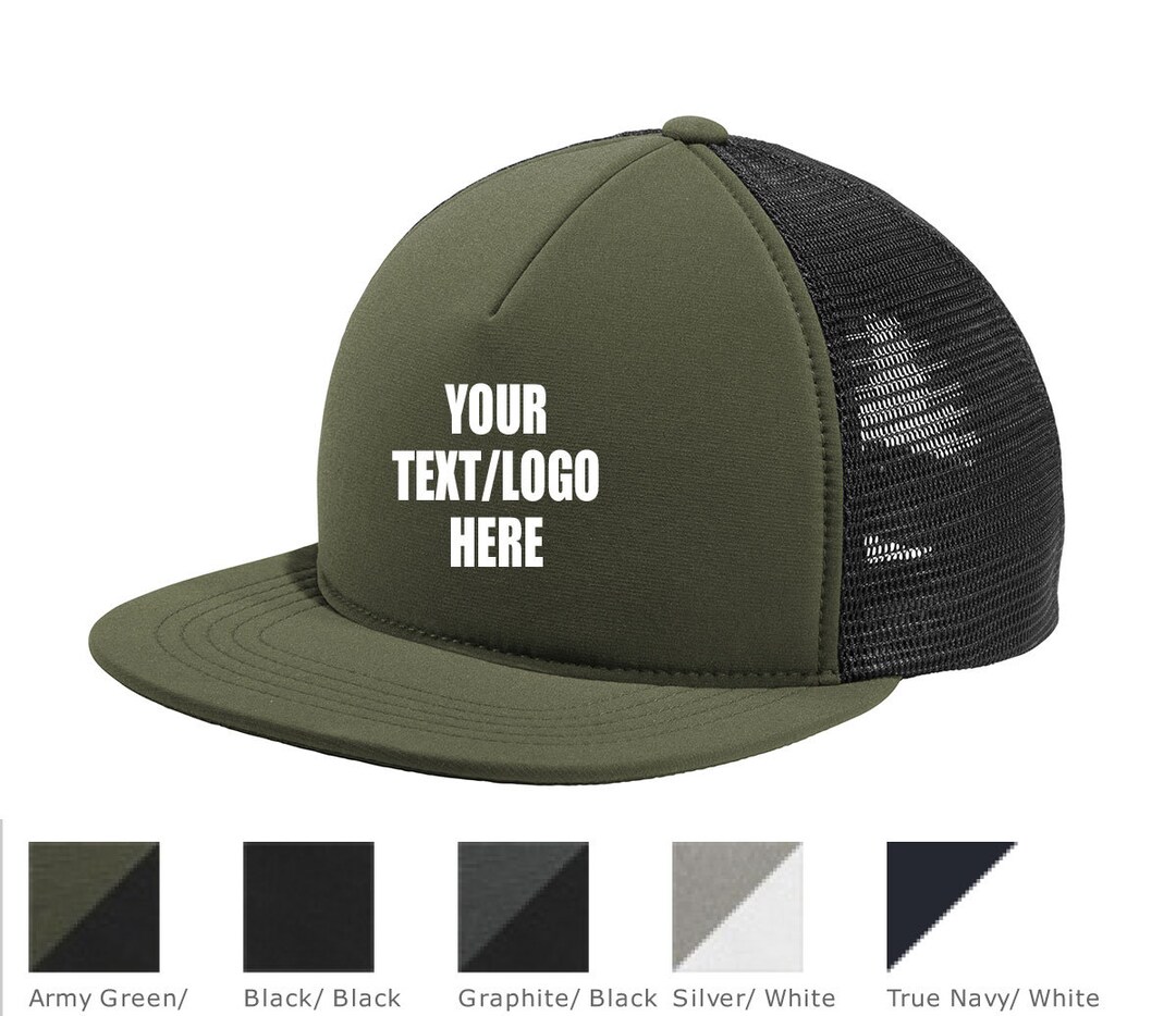 Custom Made Port Authority ® Flexfit 110 ® Foam Outdoor Cap C937 All Colors  and Sizes Customized in Glitter or Vinyl Print - Etsy