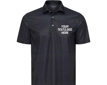 Paragon Aiken Striped Polo 155 Performance Sun Protection UPF Rated Polo