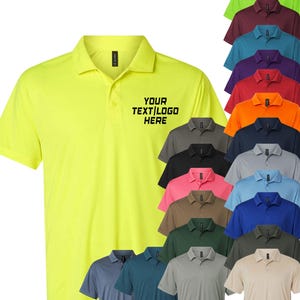 Custom UPF 50 Sun Protection Polo Shirt: Performance Fit, Personalized Print All Pro 41800
