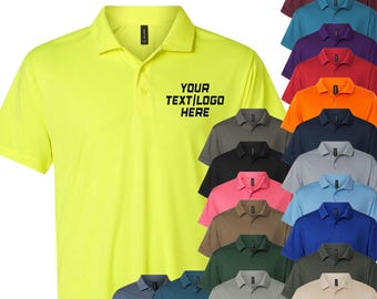 Custom UPF 50 Sun Protection Polo Shirt: Performance Fit, Personalized Print All Pro 41800