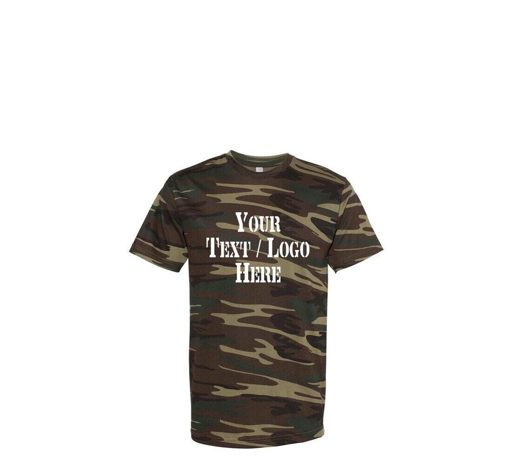 【NONCODE】(Unisex) Kio Camo lettering T-shirt Badger 2141 - Youth Camo Sport T-Shirt