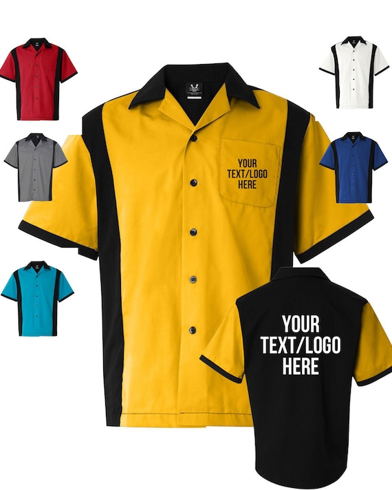 Custom Made Hilton HP2243 Cruiser Bowling Shirt All Colors and