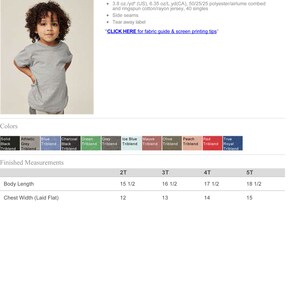 Custom Bella Canvas T-Shirt Sets: Vinyl or Glitter Print 3413 bild 7
