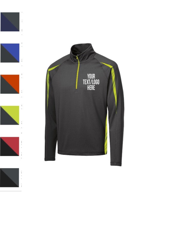 Custom Sport-tek® Sport-wick® Stretch 1/2-zip Pullover ST851