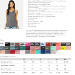 Camiseta sin mangas holgada personalizada para mujer, camiseta de gimnasio personalizada para entrenamiento Bella Canvas 8800 imagen 4