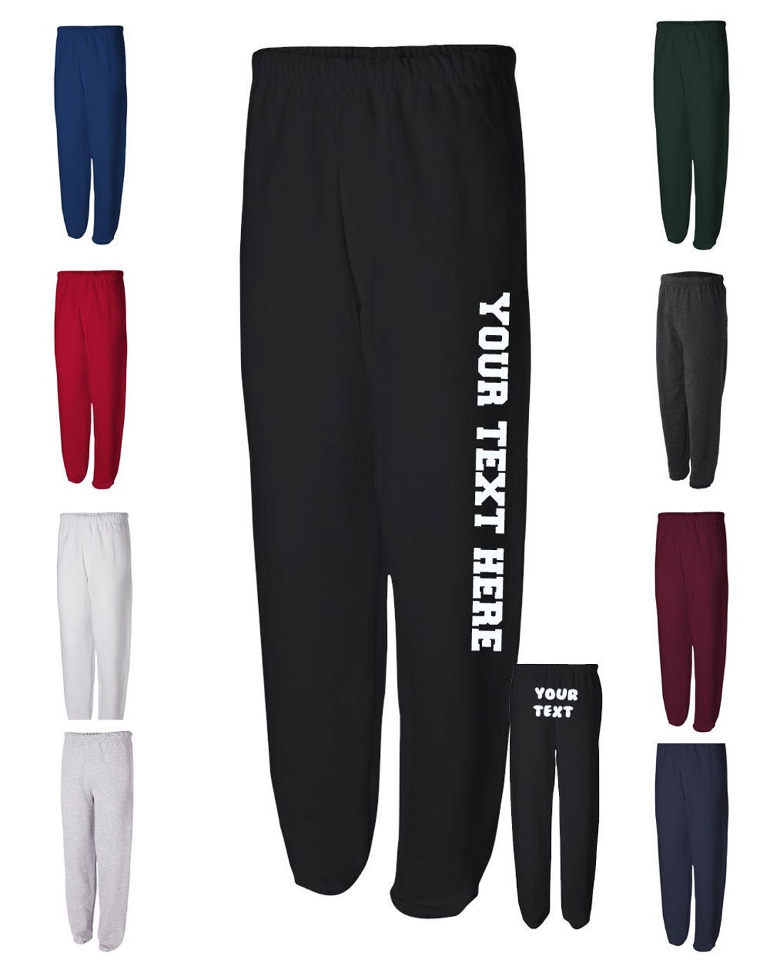 Jerzees Men's and Big Men's NuBlend Fleece Elastic Bottom