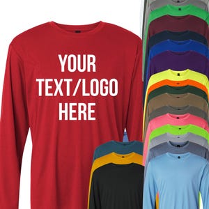 Youth Sun Protection UPF Rated AllPro Pro-Lock Performance Long Sleeve T-Shirt 48400 Unisex TShirt UV Protection