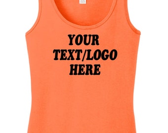 District® Juniors The Concert Tank DT5301 Available All Colors & Sizes Customized Tank Top Tanktop