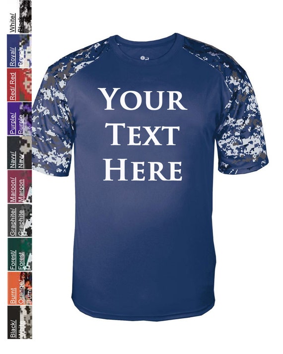 digital camo shirts customized