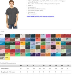 Customized Bella Canvas Unisex Short Sleeve Jersey T-shirt 3001 Custom ...