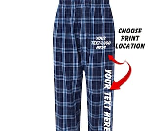 Pantalones de franela Columbia personalizados: para adultos y jóvenes.