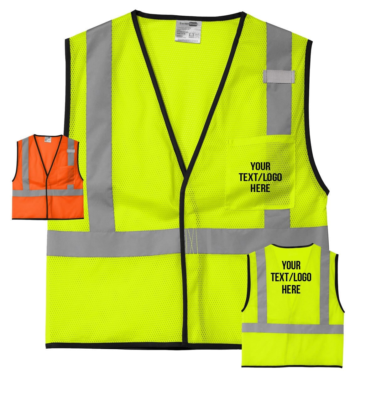 Buy DSV Standard High Visibility Reflective Safety Vest With Loop And