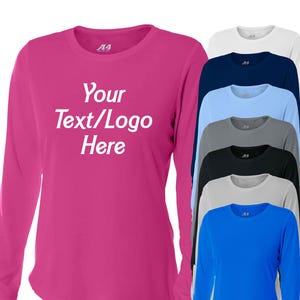 Sun Protection UPF Rated A4 Women’s Cooling Performance Long Sleeve Tee TShirt