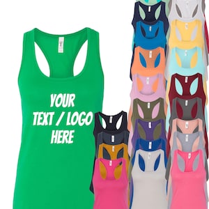 Next Level - Women&#39;s Ideal Racerback Tank - 1533 Custom Tank Top Tanktops Personalized Tank