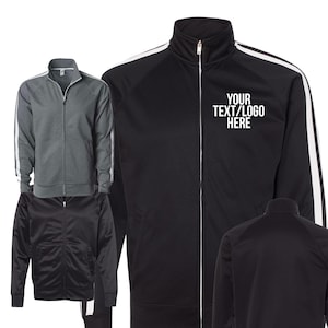 Independent Trading Unisex Track Lightweight Poly-Tech Full-Zip Track Jacket - EXP70PTZ