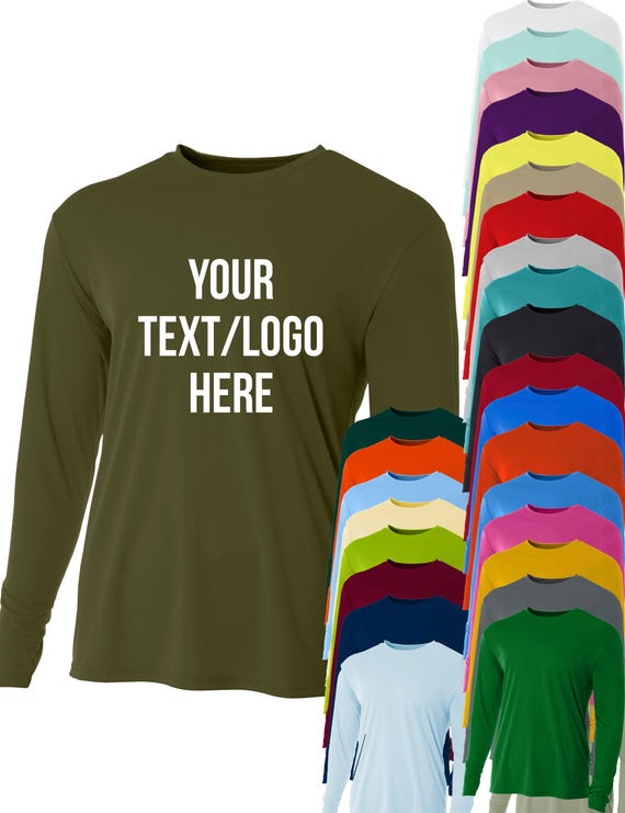UPF 44+ Cooling Performance Long Sleeve Tee - A4 Unisex T-Shirt