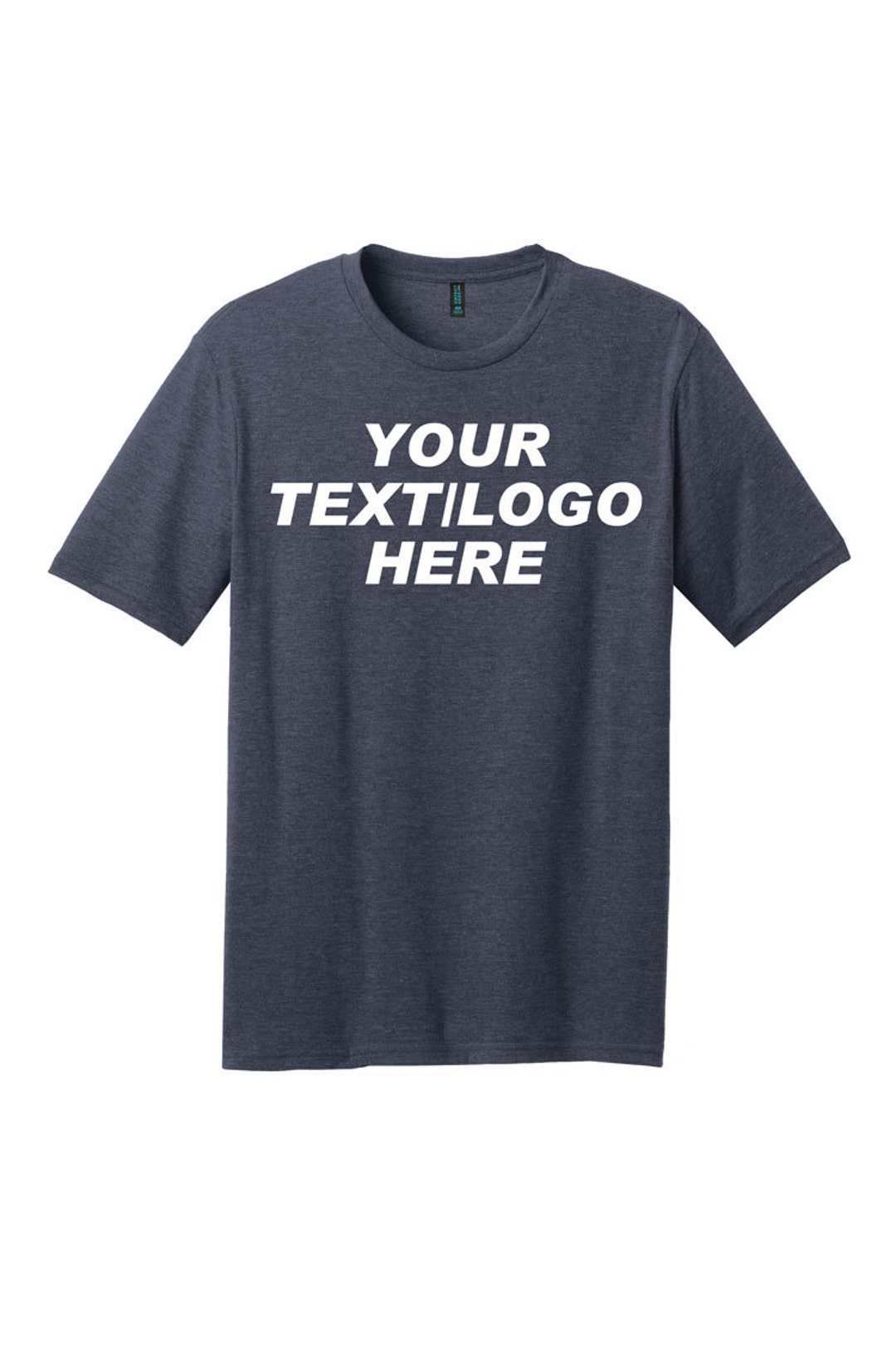 District Made® Mens Perfect Blend® Crew Tee DM108 Custom District Made ...