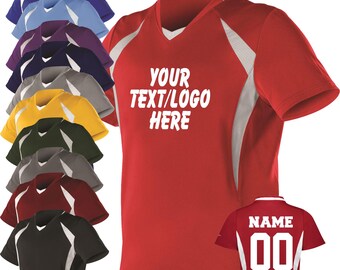 Women's Short Sleeve Fastpitch Jersey 552JW Customized Adult and Youth