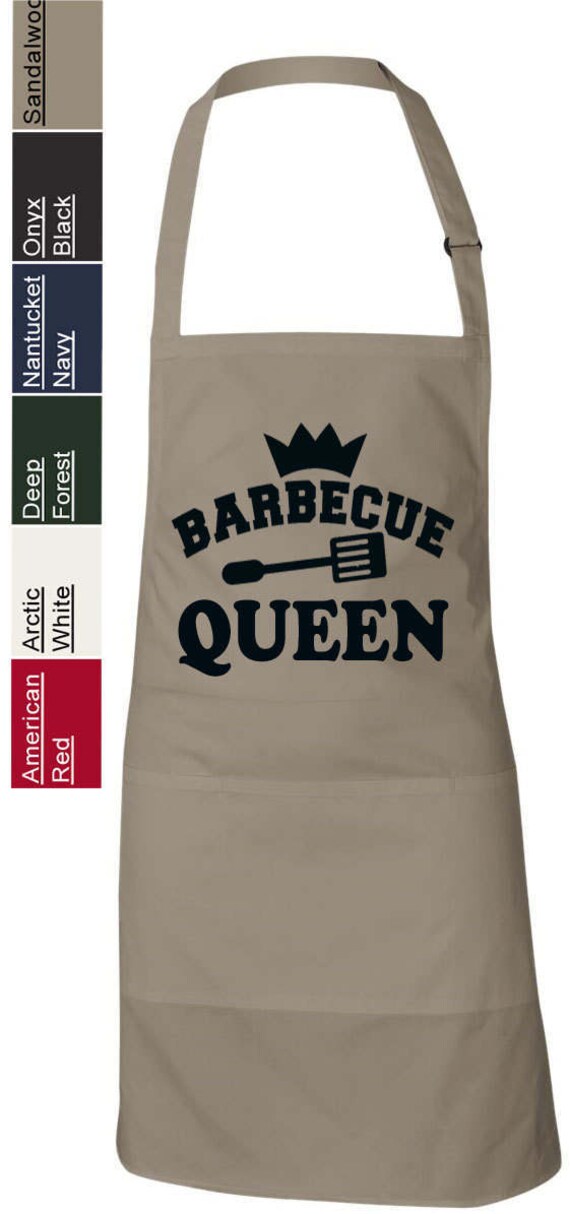 Barbecue Queen q Queen Grilling Apron Funny Humor Etsy Singapore