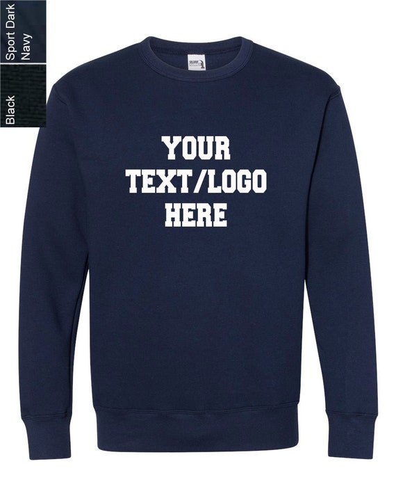Buy Custom Made Gildan Hammer Fleece Sweatshirt HF000 Vinyl or Glitter Print Customized Online in India Etsy