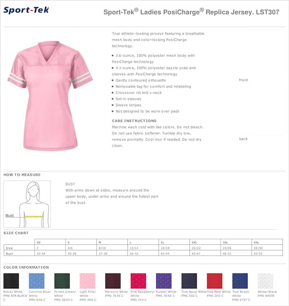 sport tek ladies posicharge replica jersey