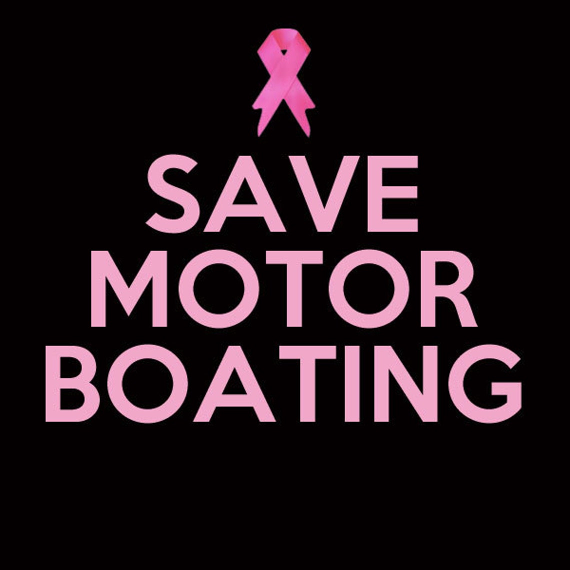 motorboating for breast cancer awareness